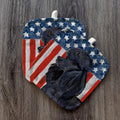 Poodle  Americana Pot Holder Set