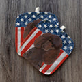 Poodle  Americana Pot Holder Set
