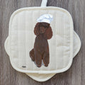 Poodle  Pot Holder Set