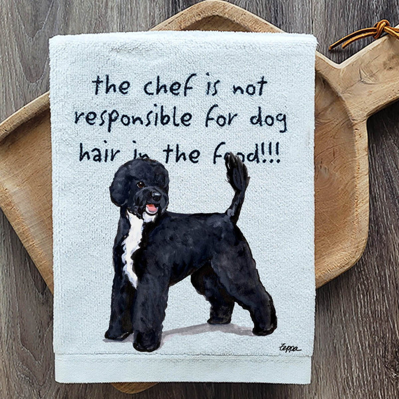 Portuguese Water Dog Dish Towel