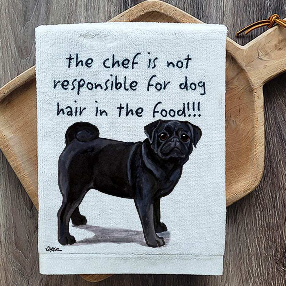 Pug Dish Towel