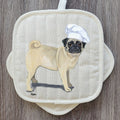 Pug  Pot Holder Set