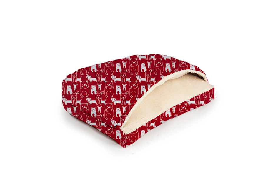 Holiday Luxury Cozy Cave® - Rectangle Dog Bed