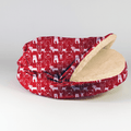 Holiday Luxury Cozy Cave® - Round Dog Bed