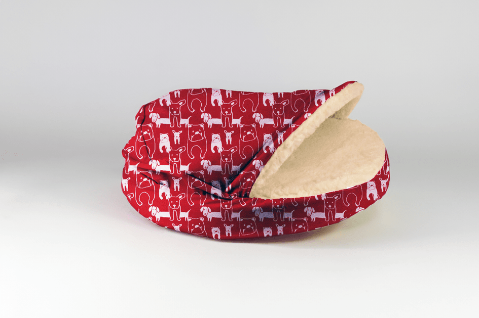 Holiday Luxury Cozy Cave® - Round Dog Bed