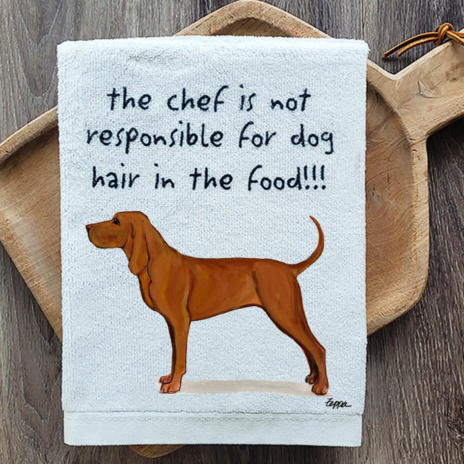 Redbone Coonhound Dish Towel