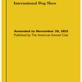 Jr Showmanship Regulations & Guidelines International Dog Shows