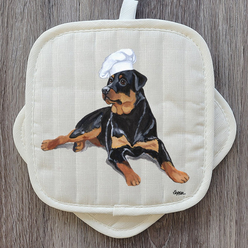 Rottweiler  Pot Holder Set