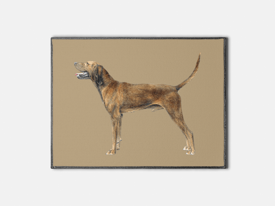 Redbone Coonhound Doormat