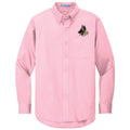 Belgian Malinois Embroidered Long Sleeve Button Up Shirt