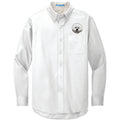 Bichon Frise Embroidered Long Sleeve Button Up Shirt