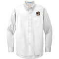 Biewer Terrier Embroidered Long Sleeve Button Up Shirt