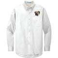Boerboel Embroidered Long Sleeve Button Up Shirt
