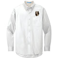 Briard Embroidered Long Sleeve Button Up Shirt