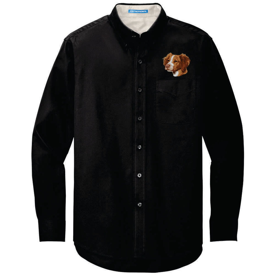 Brittany Embroidered Long Sleeve Button Up Shirt