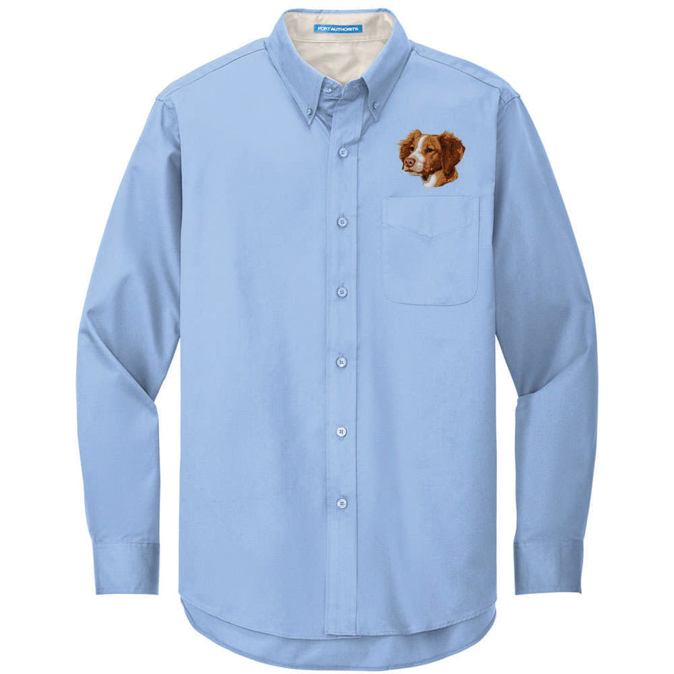 Brittany Embroidered Long Sleeve Button Up Shirt