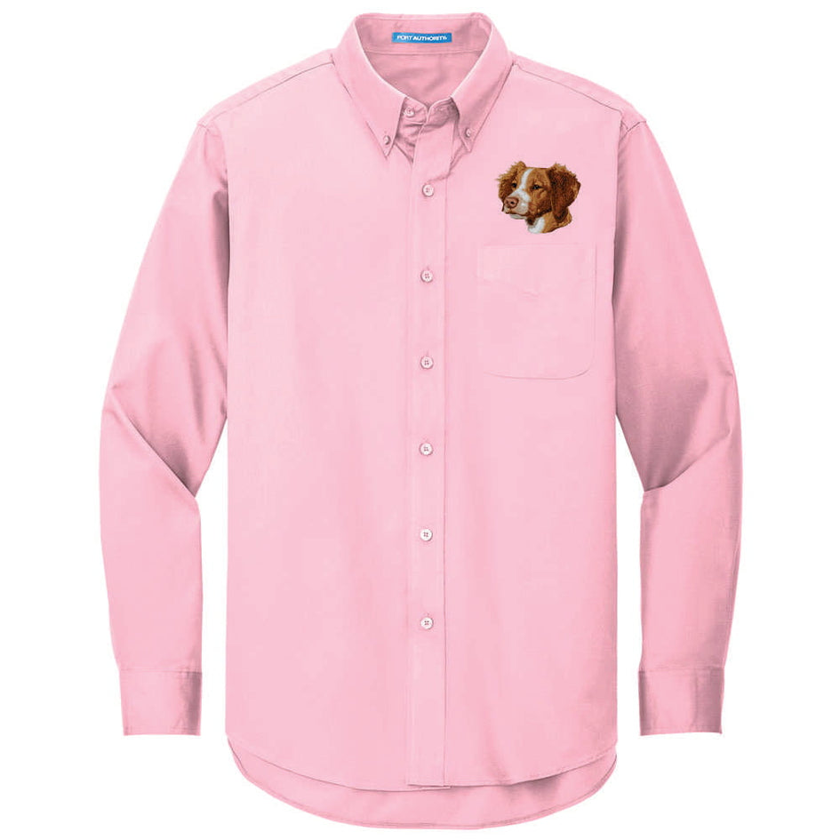 Brittany Embroidered Long Sleeve Button Up Shirt