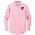 Chinese Shar-Pei Embroidered Long Sleeve Button Up Shirt