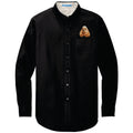 Cocker Spaniel Embroidered Long Sleeve Button Up Shirt
