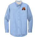 Dachshund Embroidered Long Sleeve Button Up Shirt