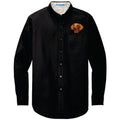 Dachshund Embroidered Long Sleeve Button Up Shirt