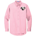 Dalmatian Embroidered Long Sleeve Button Up Shirt