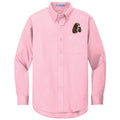 English Springer Spaniel Embroidered Long Sleeve Button Up Shirt