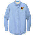 Golden Retriever Embroidered Long Sleeve Button Up Shirt
