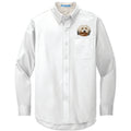 Havanese Embroidered Long Sleeve Button Up Shirt