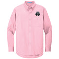 Kerry Blue Terrier Embroidered Long Sleeve Button Up Shirt