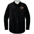 Leonberger Embroidered Long Sleeve Button Up Shirt