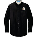 Maltese Embroidered Long Sleeve Button Up Shirt
