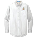 Maltese Embroidered Long Sleeve Button Up Shirt