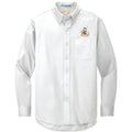Maltese Embroidered Long Sleeve Button Up Shirt