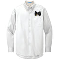 Papillon Embroidered Long Sleeve Button Up Shirt