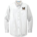 Papillon Embroidered Long Sleeve Button Up Shirt