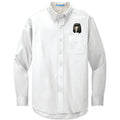 Saluki Embroidered Long Sleeve Button Up Shirt