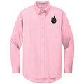 Schipperke Embroidered Long Sleeve Button Up Shirt