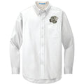 Weimaraner Embroidered Long Sleeve Button Up Shirt