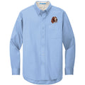 Welsh Springer Spaniel Embroidered Long Sleeve Button Up Shirt