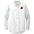 Welsh Springer Spaniel Embroidered Long Sleeve Button Up Shirt