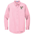 Whippet Embroidered Long Sleeve Button Up Shirt
