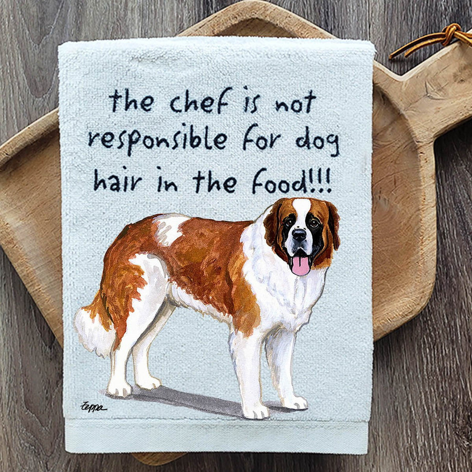 Saint Bernard Dish Towel