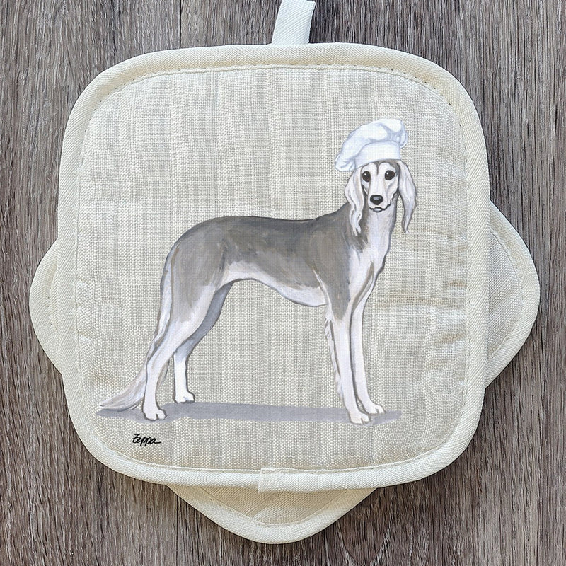 Saluki  Pot Holder Set