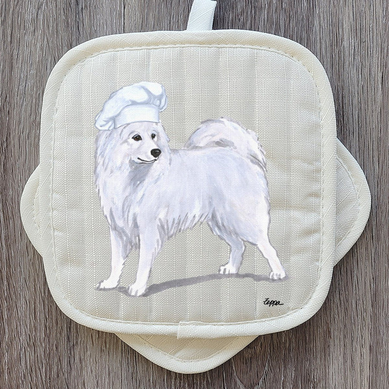 Samoyed  Pot Holder Set