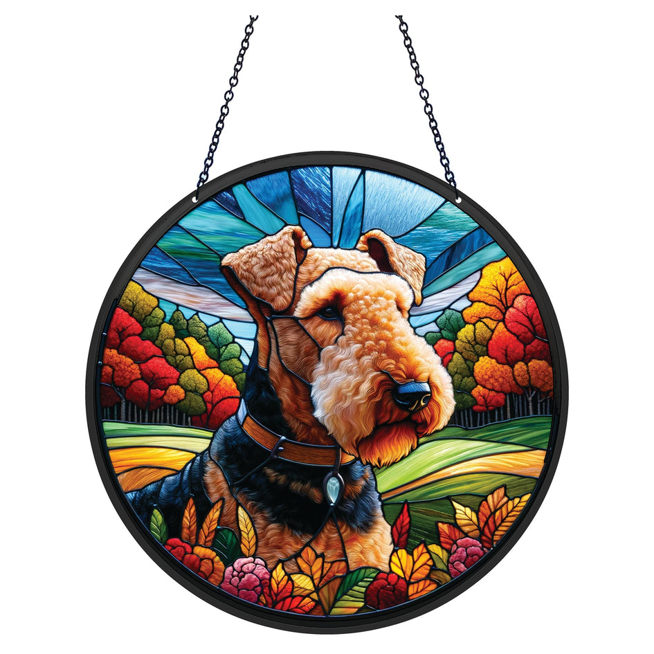 Airedale Terrier Suncatcher
