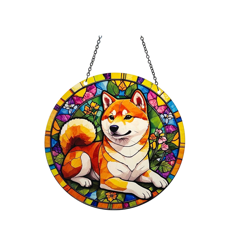 Shiba Inu Suncatcher