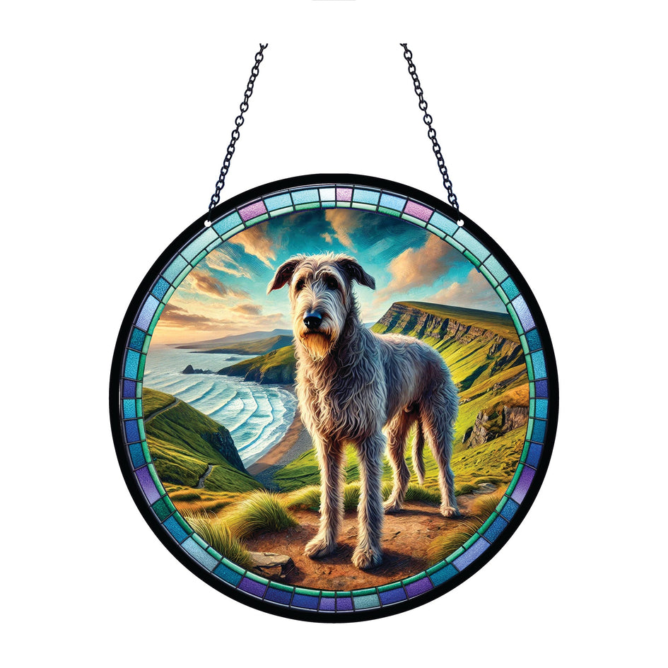 Irish Wolfhound Suncatcher