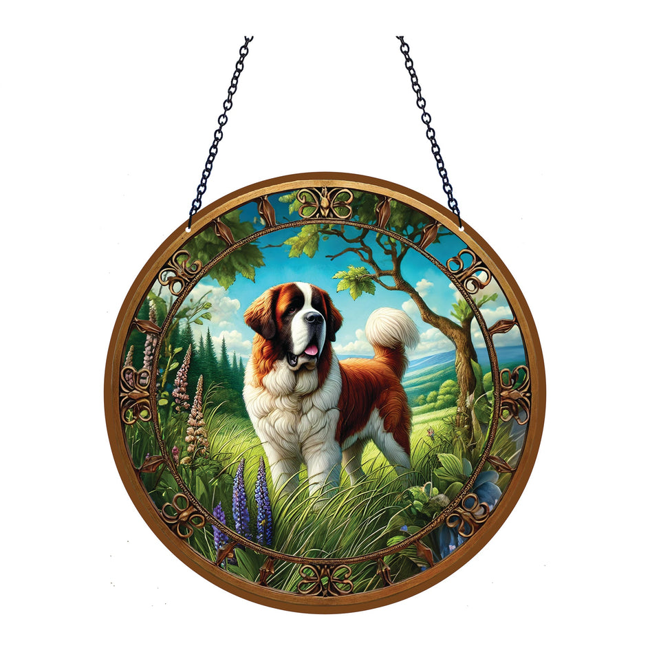 Saint Bernard Suncatcher
