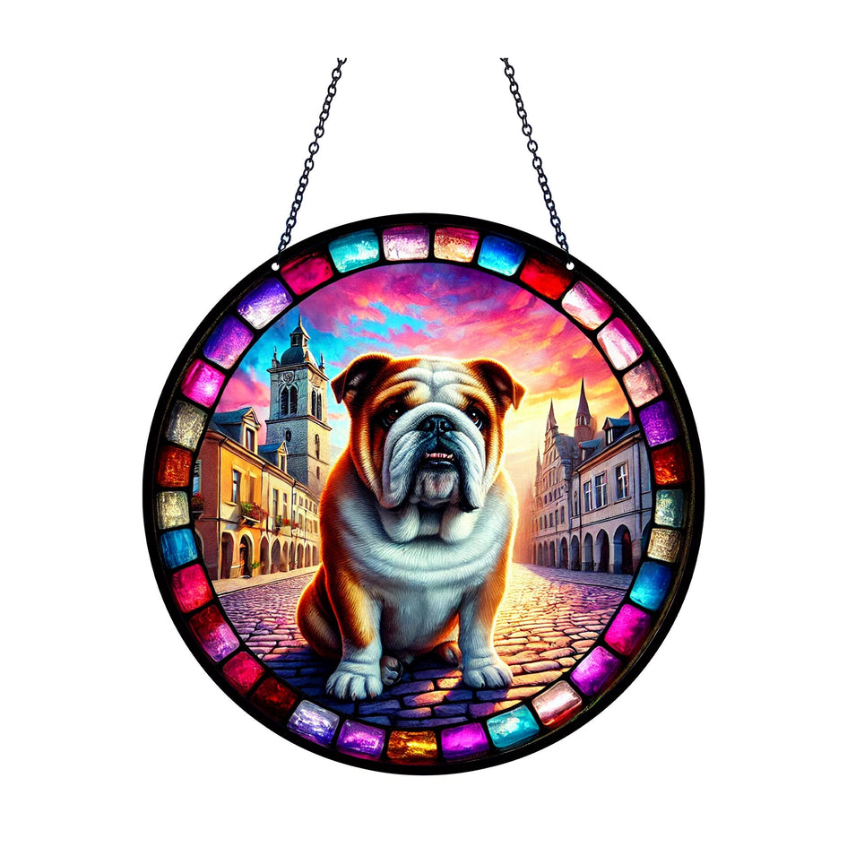 Bulldog Suncatcher